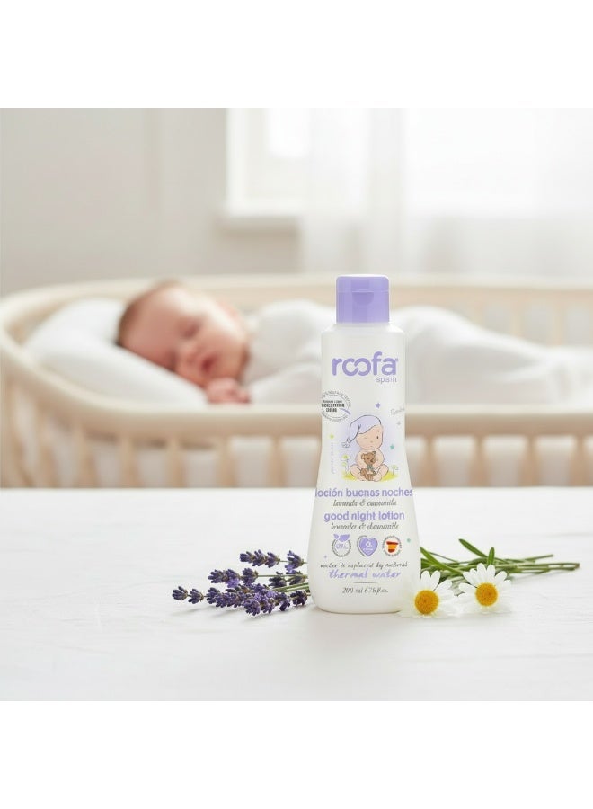 Roofa Spain Good Night Baby Lotion 200ml - Image 1